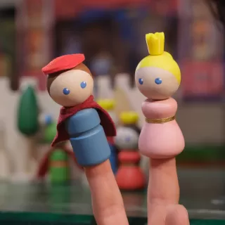 Maňásci na prsty - královská sada