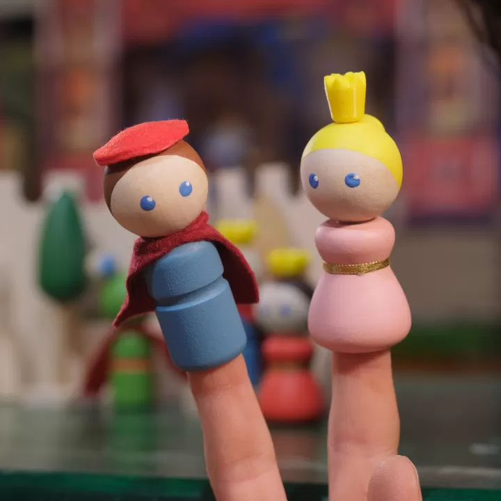 Prstové loutky - královská sada