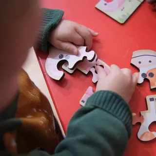 Dřevěné puzzle pro nejmenší