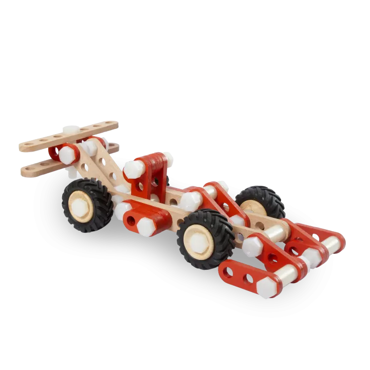 Dřevěná šroubovací stavebnice - Formule
