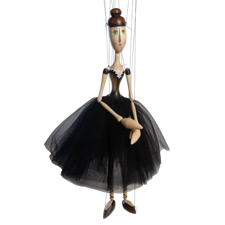 Marioneta Baletka - tmavá