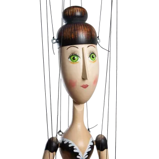 Marioneta Baletka - tmavá