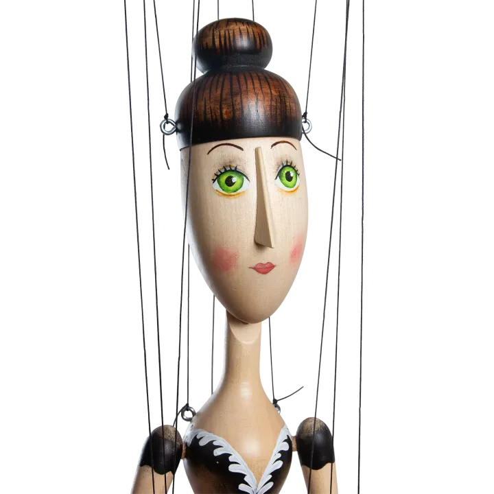 Marioneta Baletka - tmavá