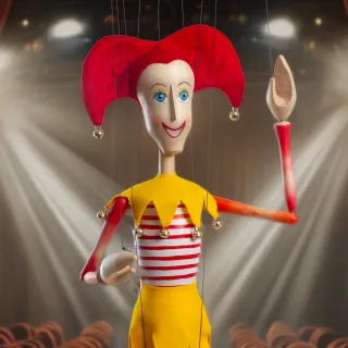 Marioneta Kašpar, 56 cm