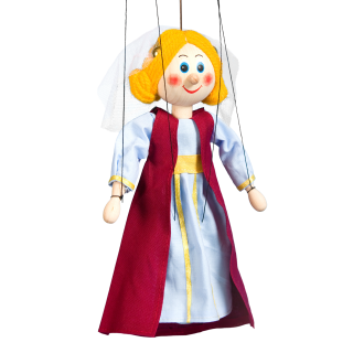 Mittelalterliche Prinzessin Marionette