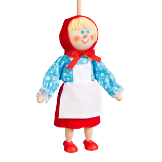 Puppet without threads - Little Red Riding Hood