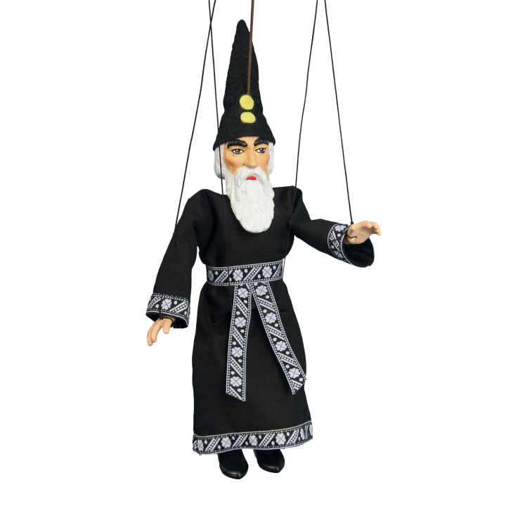 Schwarzer Priester Marionette