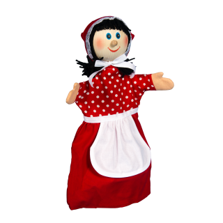 Handpuppe Rotkäppchen