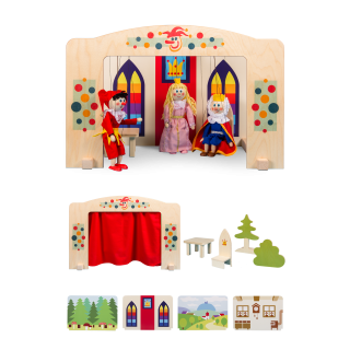 Puppentheater für 20-cm-Puppen