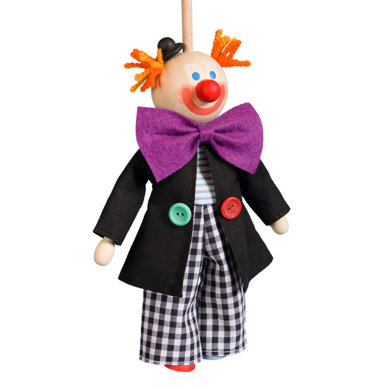 Puppe ohne Fäden - Clown