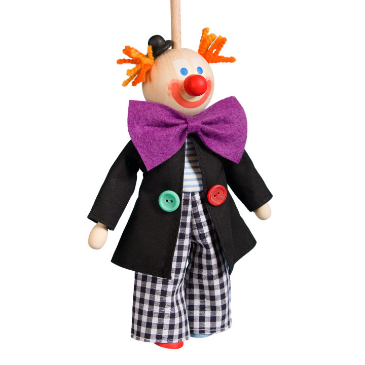 Puppe ohne Fäden - Clown