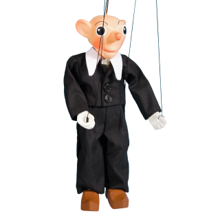 Puppet Spejbl - wooden, 27cm