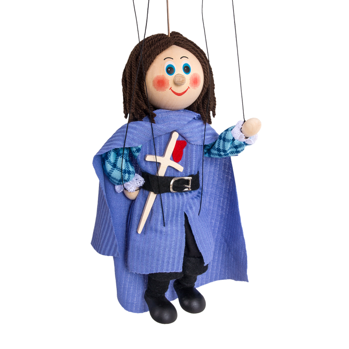 Puppe mittelalterlicher Fürst