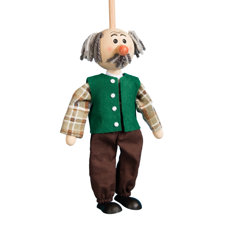 Puppet without threads - Grandfather