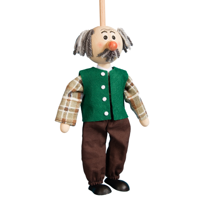 Puppet without threads - Grandfather