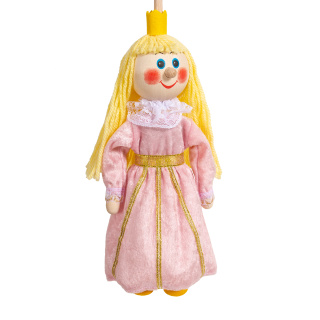 Puppet without threads - Princess pink