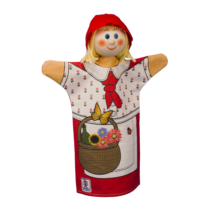 Handpuppe Rotkäppchen