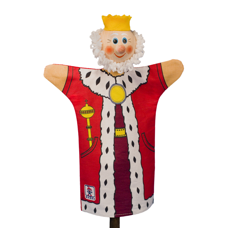 Handpuppe König