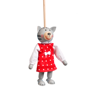 Puppe ohne Fäden - Katze