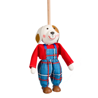 Puppe ohne Fäden - Hund