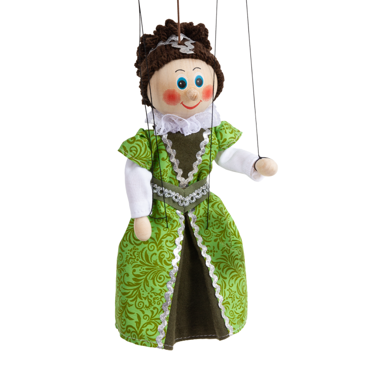 Loutka Šlechtična zelená