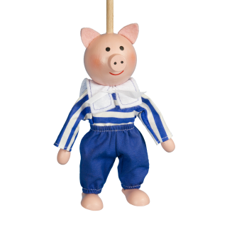 Puppe ohne Fäden - Ferkel