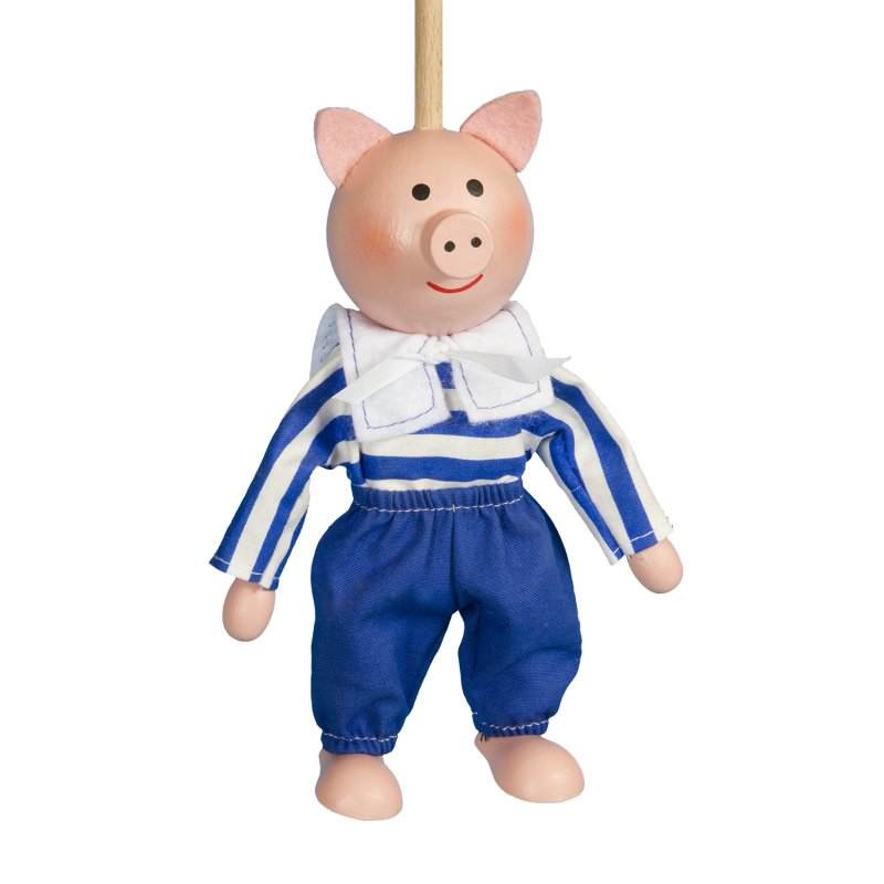 Puppe ohne Fäden - Ferkel