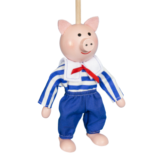 Puppe ohne Fäden - Ferkel