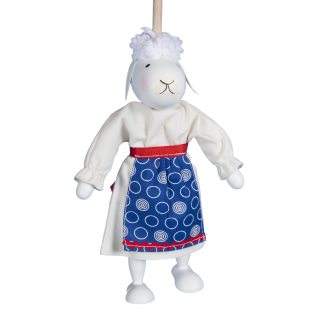 Puppe ohne Fäden - Schaf