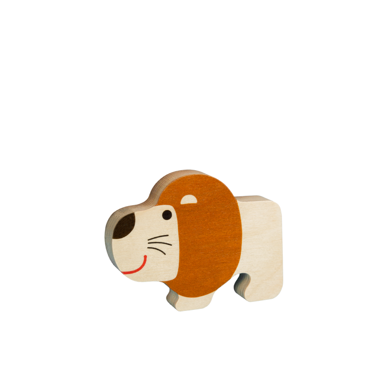 Wooden Animal Lion