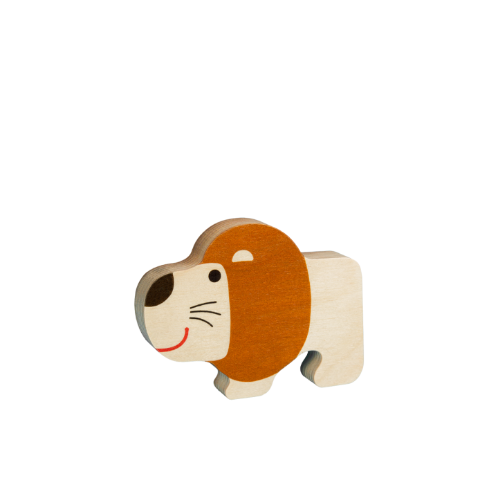 Dřevěné zvířátko Lev