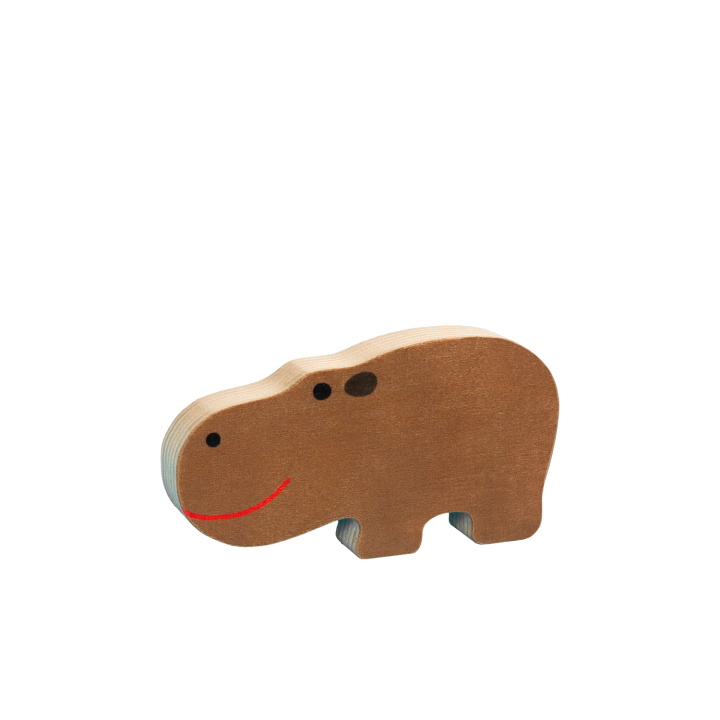 Wooden animal Hippo