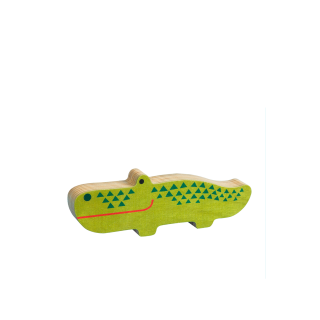 Wooden animal Crocodile