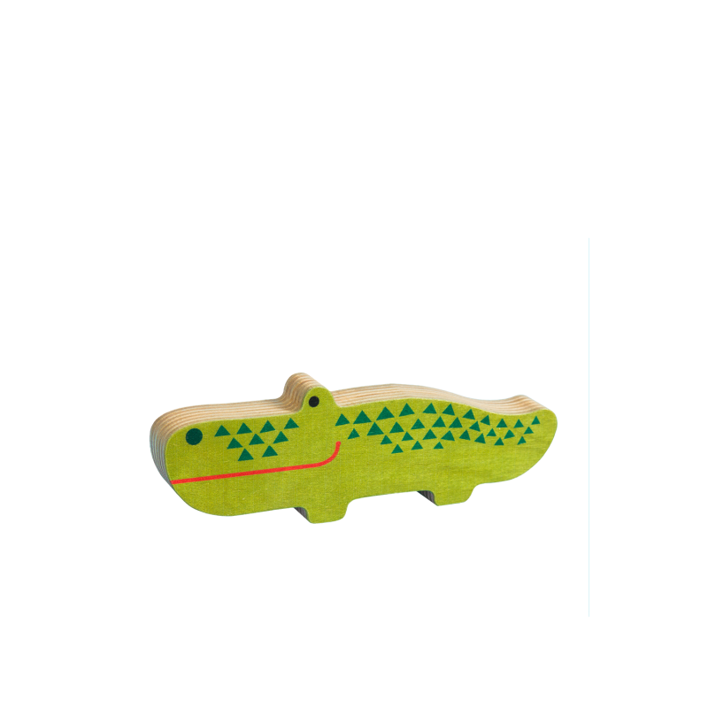 Wooden animal Crocodile