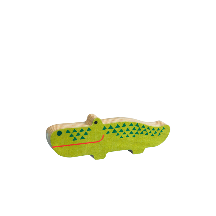 Wooden animal Crocodile