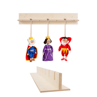 Puppet hanger without threads