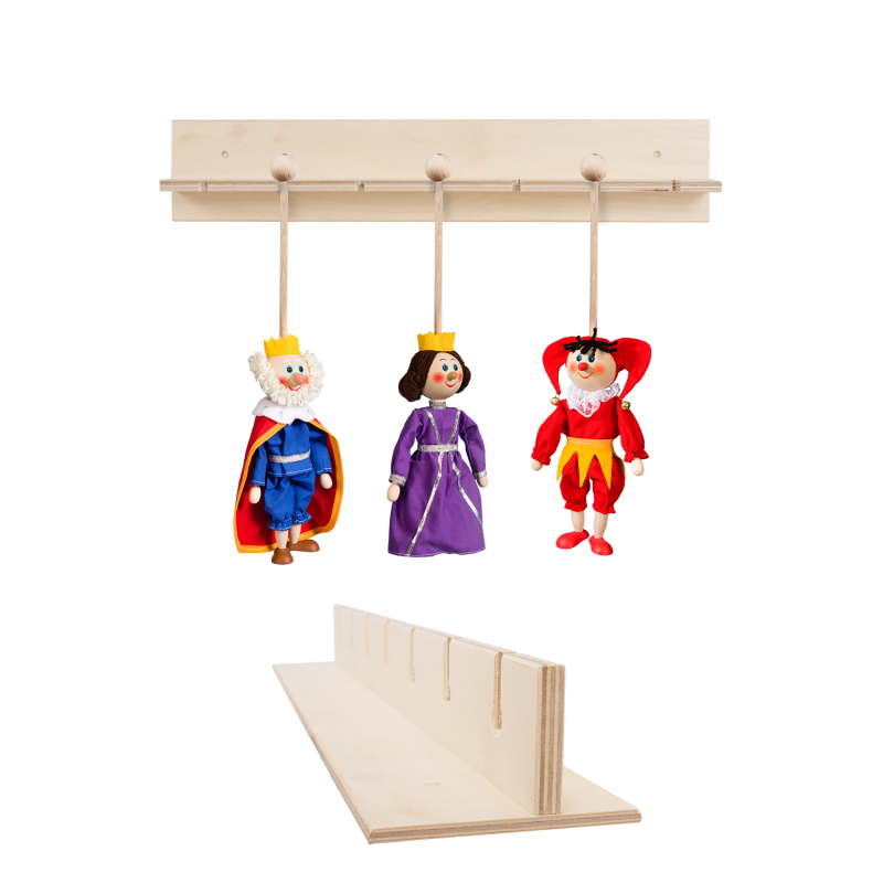 Puppet hanger without threads