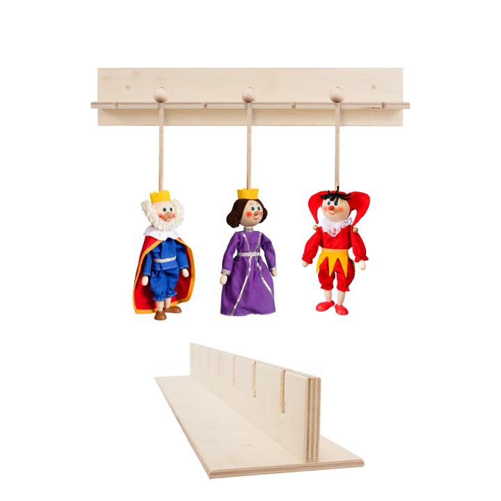 Puppet hanger without threads