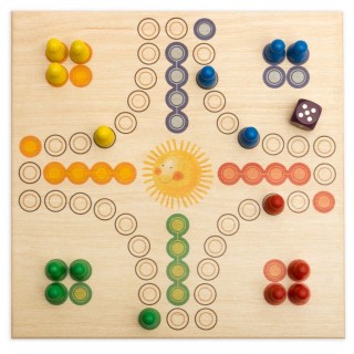 Hölzerner Mann Sei nicht böse - Sonnenschein