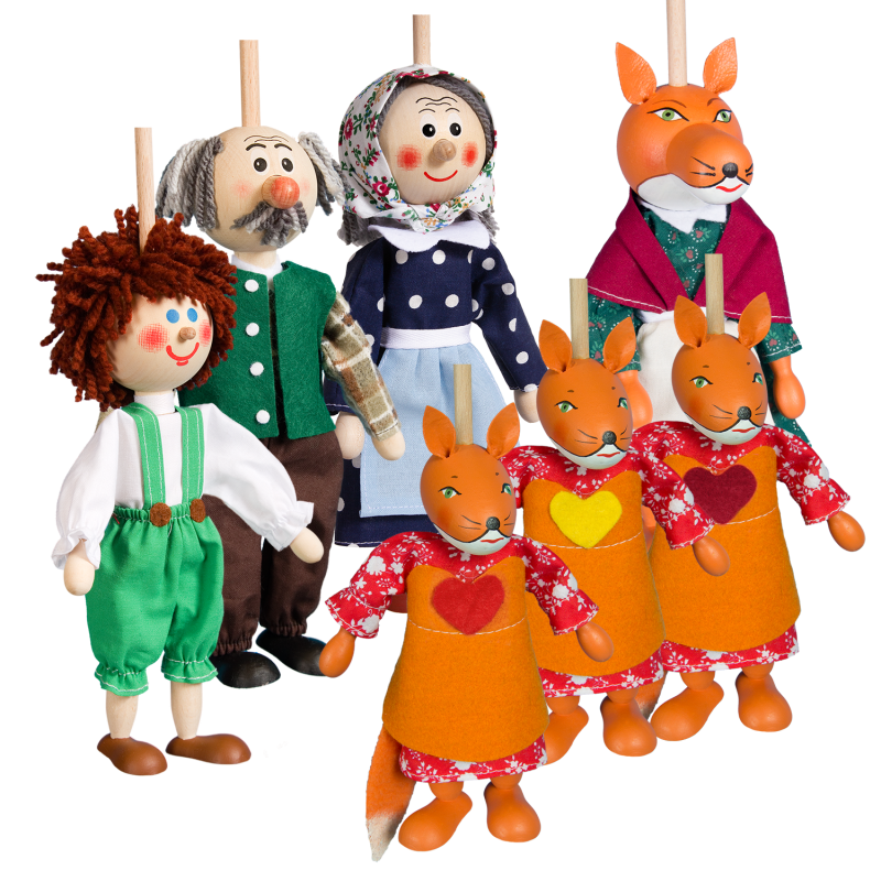 About Budulínk - set of puppets
