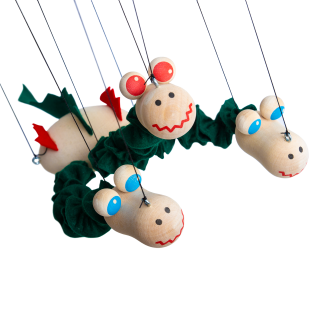 Dragon puppet Fouňa