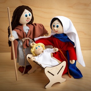 Children's Nativity scene