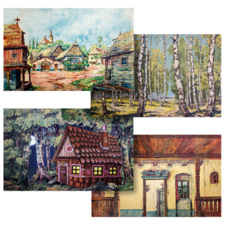 Theatre Background Set - 3 Fairy Tales