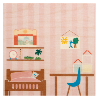 Wooden kit - girls room