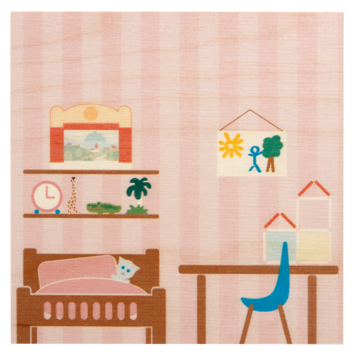 Bausatz aus Holz - Mädchenzimmer