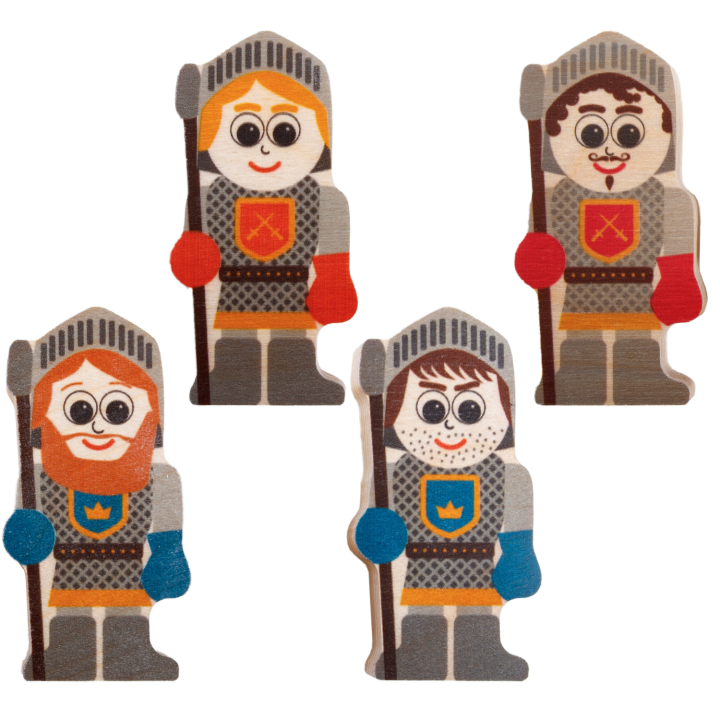 Knights figurines - 4pcs