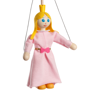 Loutka růžová Princezna