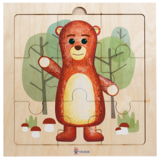 Holzpuzzle - Bär