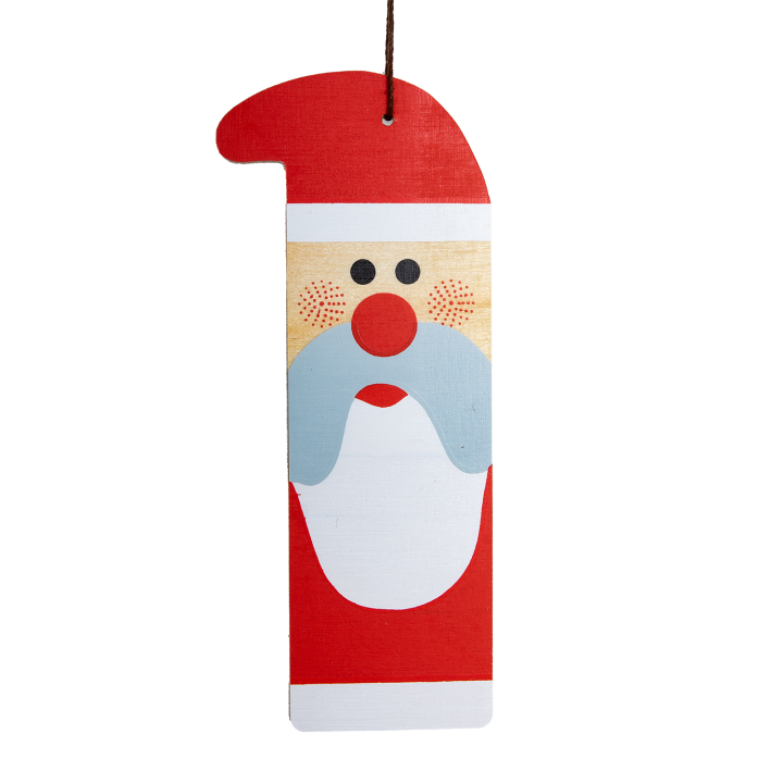 Weihnachtsmann - Ornament - zum Aufhängen