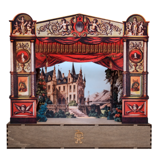 Klassisches Puppentheater für 20 cm Marionetten